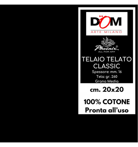 TELAIO NERO 20X20 CLASSIC
